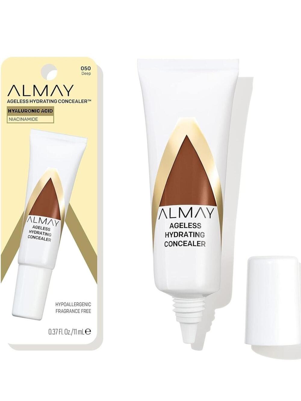 5 Pack Almay Ageless Hydrating Concealer w/Hyluronic Acid 050 Deep